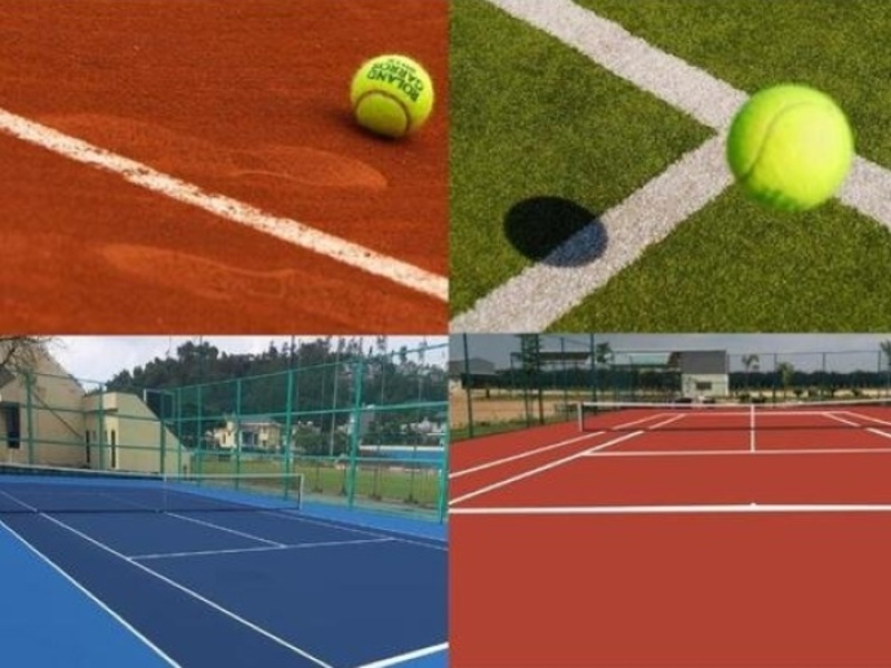 Sân cứng, sân đất nện và sân cỏ là ba loại mặt sân phổ biến nhất trong tennis hiện đại.