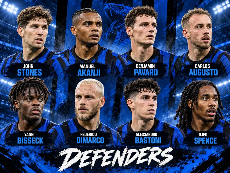 Hàng phòng ngự Inter Milan chú trọng khả năng bọc lót và phối hợp