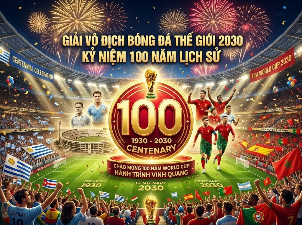 Giải vô địch bóng đá thế giới 2030 kỷ niệm 100 năm.