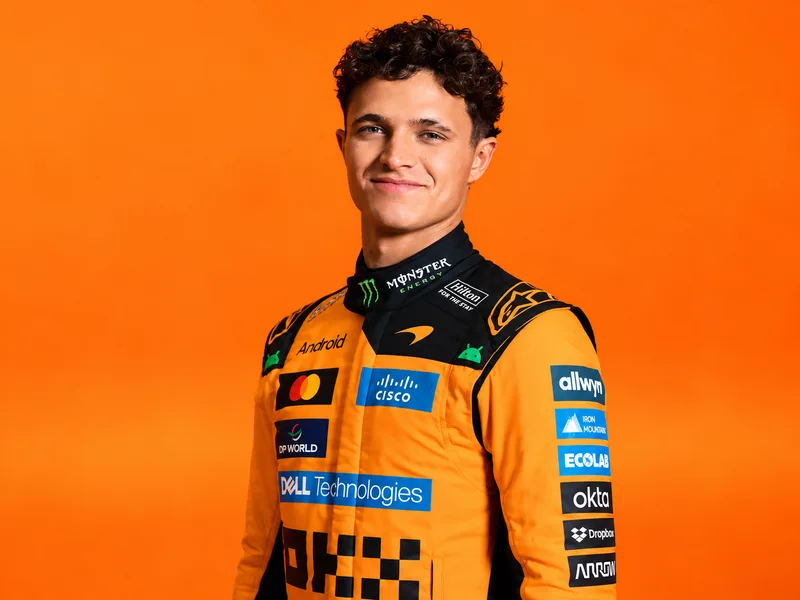 Lando Norris là tay đua F1 người Anh nổi bật trong đội hình McLaren